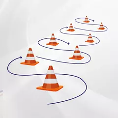 slalom diagram