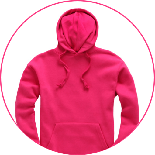Fuschia Leavers Hoodie