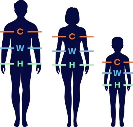 Proper Sizing Clothing Sizing Guide | Davies Sports
