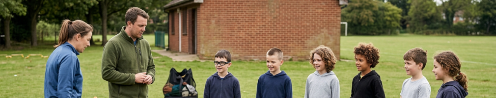 Junior sports club banner