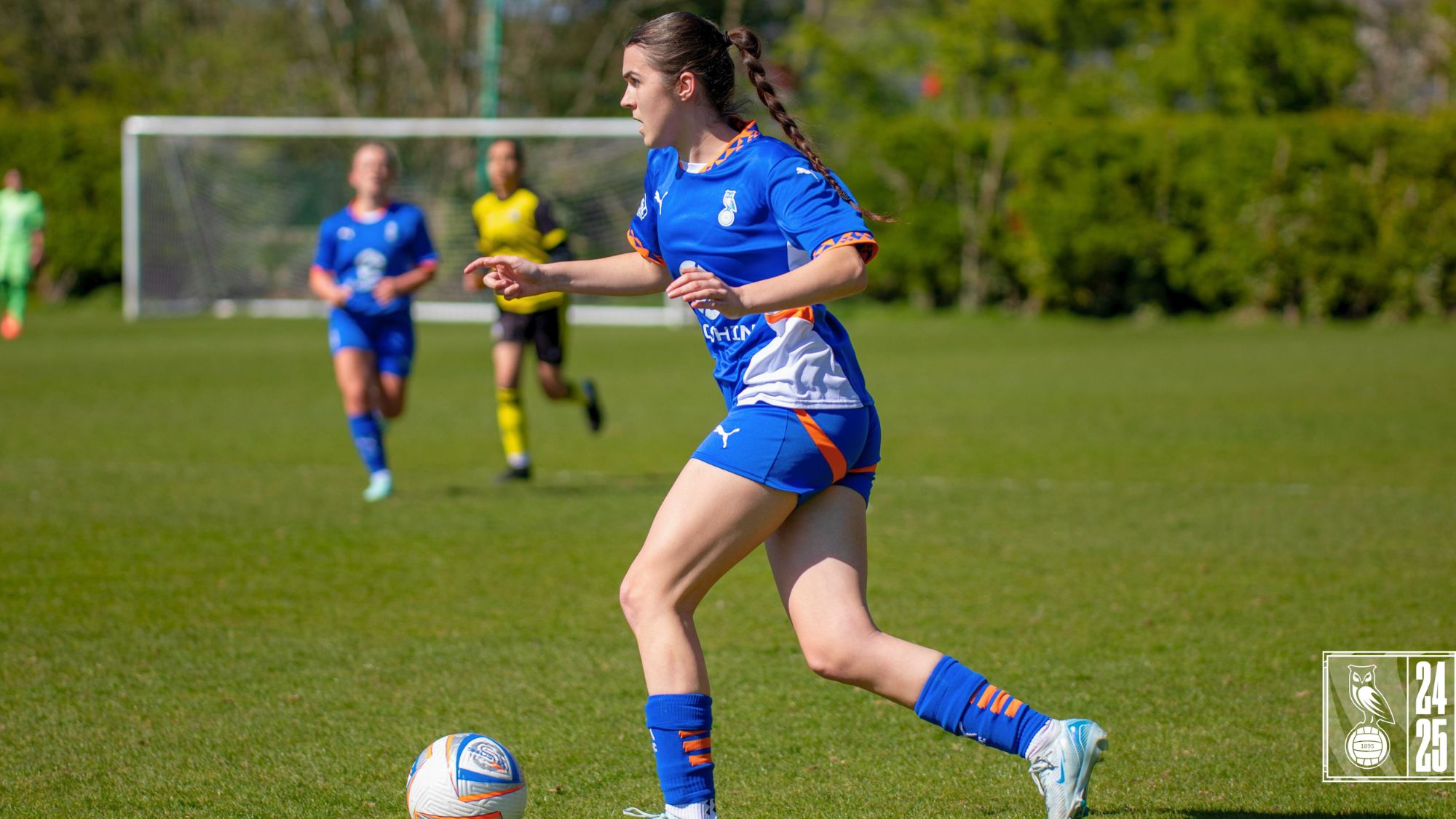 Oldham football player playing football