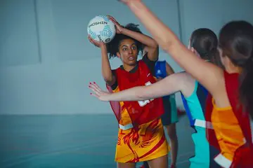 Netball court agility